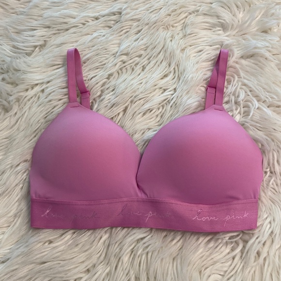 PINK Victoria's Secret Other - PINK Bra size 34DD color pink excellent condition padded adjustable string